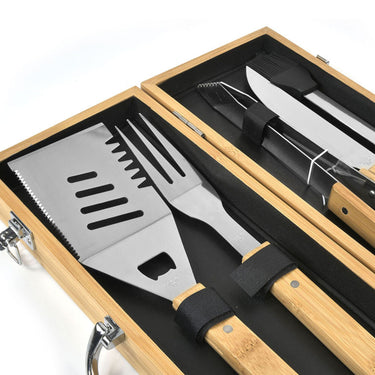 Custom BBQ Tool Set - Grilling Gifts for Men & Beer Lovers